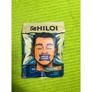 HILOI Mouth Tape Jawline Loading Sleep‎ Aid 30 pcs 2.8 x 1.6 Inch